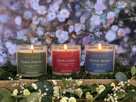 How do handcrafted scented candles differ bundle