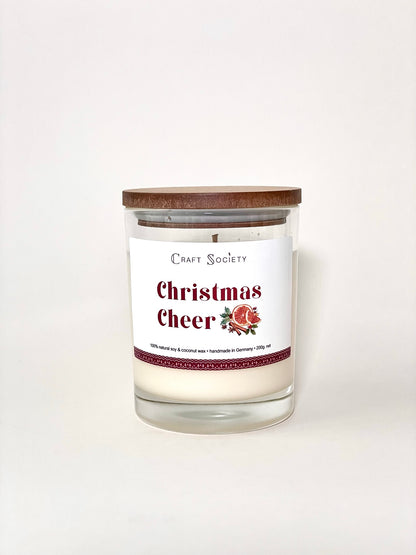 A scented candle on a white background