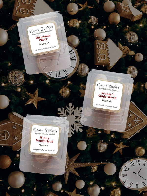 Nostalgic Christmas scented wax melt set