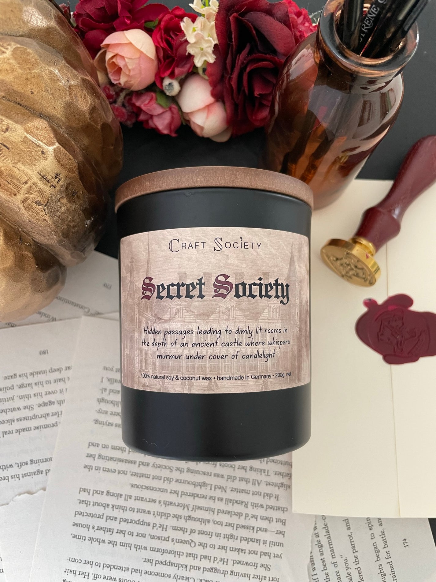 Secret Society – Premium Scented Candle Rich Aromas – Craft Society