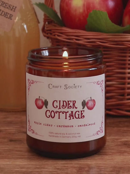 Cider Cottage Cottagecore Premium Scented Candle Regular