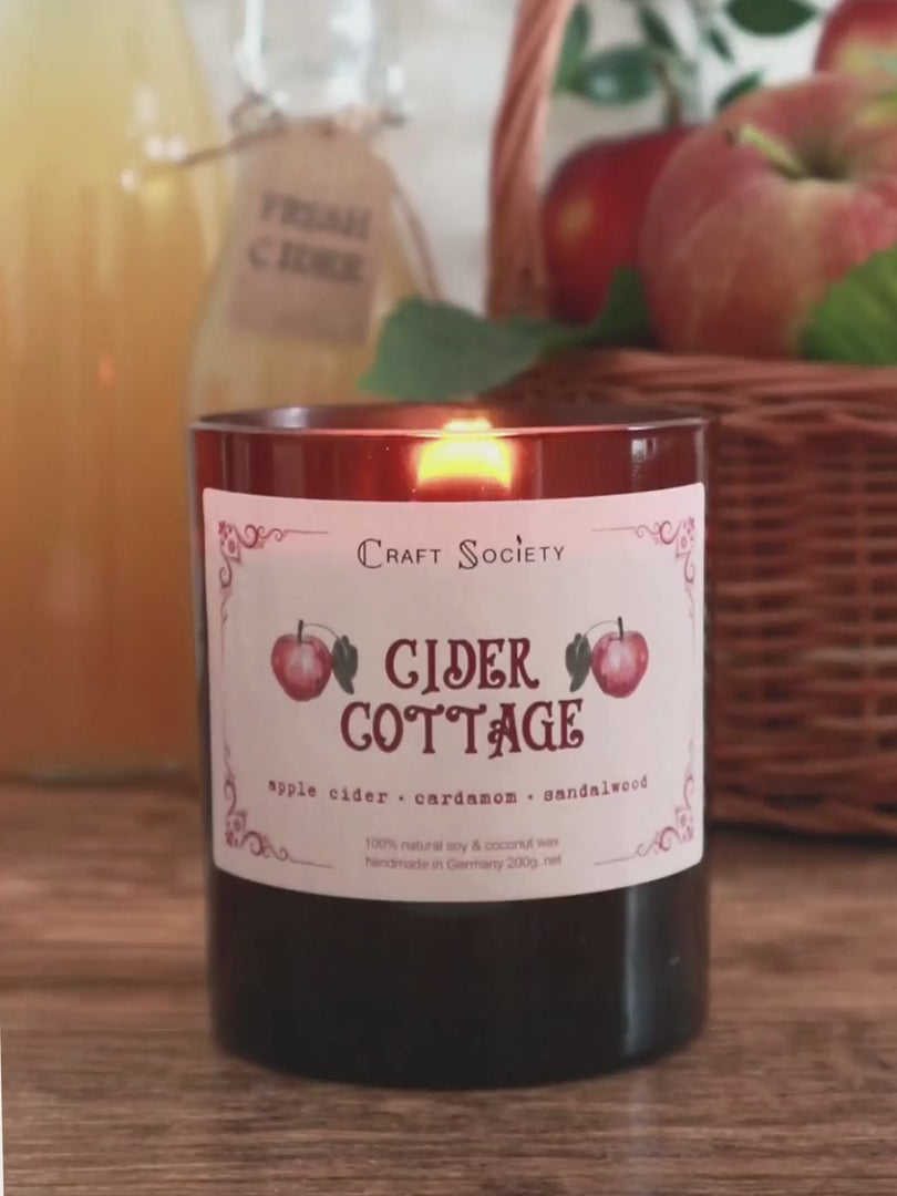 Cider Cottage Cottagecore Premium Scented Candle Deluxe