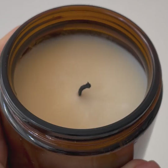 Tutorial on how to trim your cotton wick from your scented candle