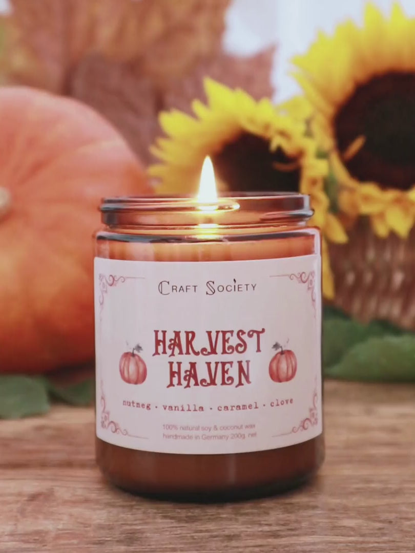 Harvest Haven Cottagecore Premium Scented Candle Regula